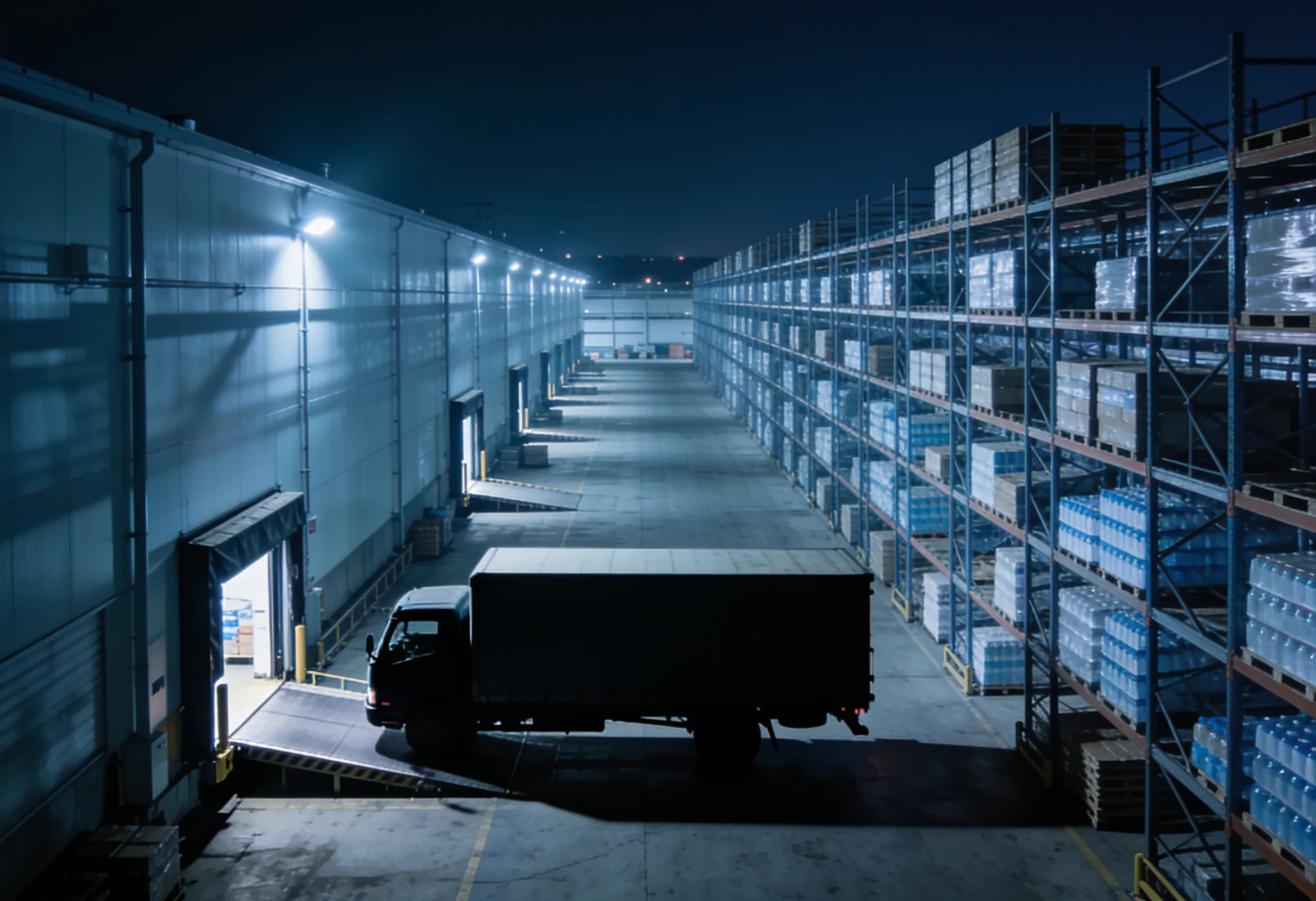 Temperature-controlled pharmaceutical distribution warehouse